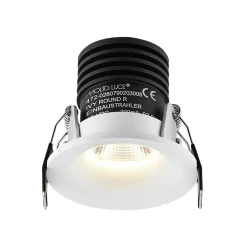 Molto Luce Ivy Round LED-indbygningsspot 7W 3.000K 40° hvid