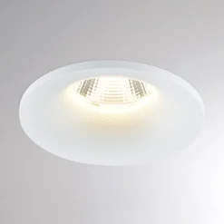 Molto Luce Ivy Round LED-indbygningsspot 7W 3.000K 40° hvid