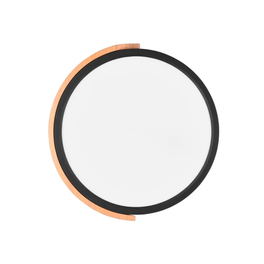 Reality Leuchten Jano LED-loftlampe, Ø 31,5 cm, 3.000 K, sort