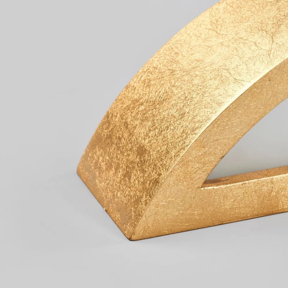 Lindby Jasin - væglampe med gylden overflade