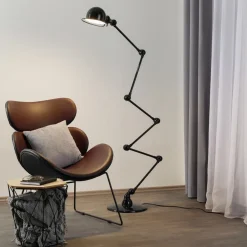 Loft D9406 gulvlampe 6 x 40 cm, sort^Jieldé