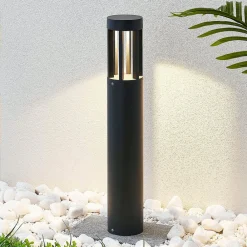 Lindby Jordis LED-gadelampe i mørkegrå