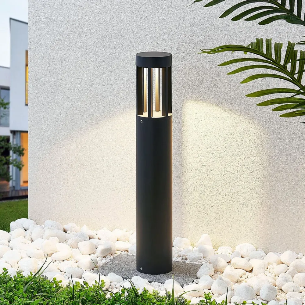 Lindby Jordis LED-gadelampe i mørkegrå