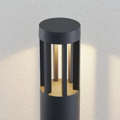 Lindby Jordis LED-gadelampe i mørkegrå