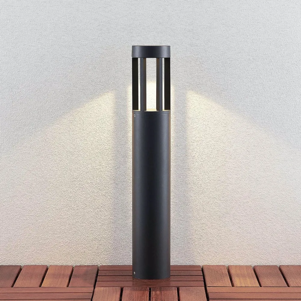 Lindby Jordis LED-gadelampe i mørkegrå