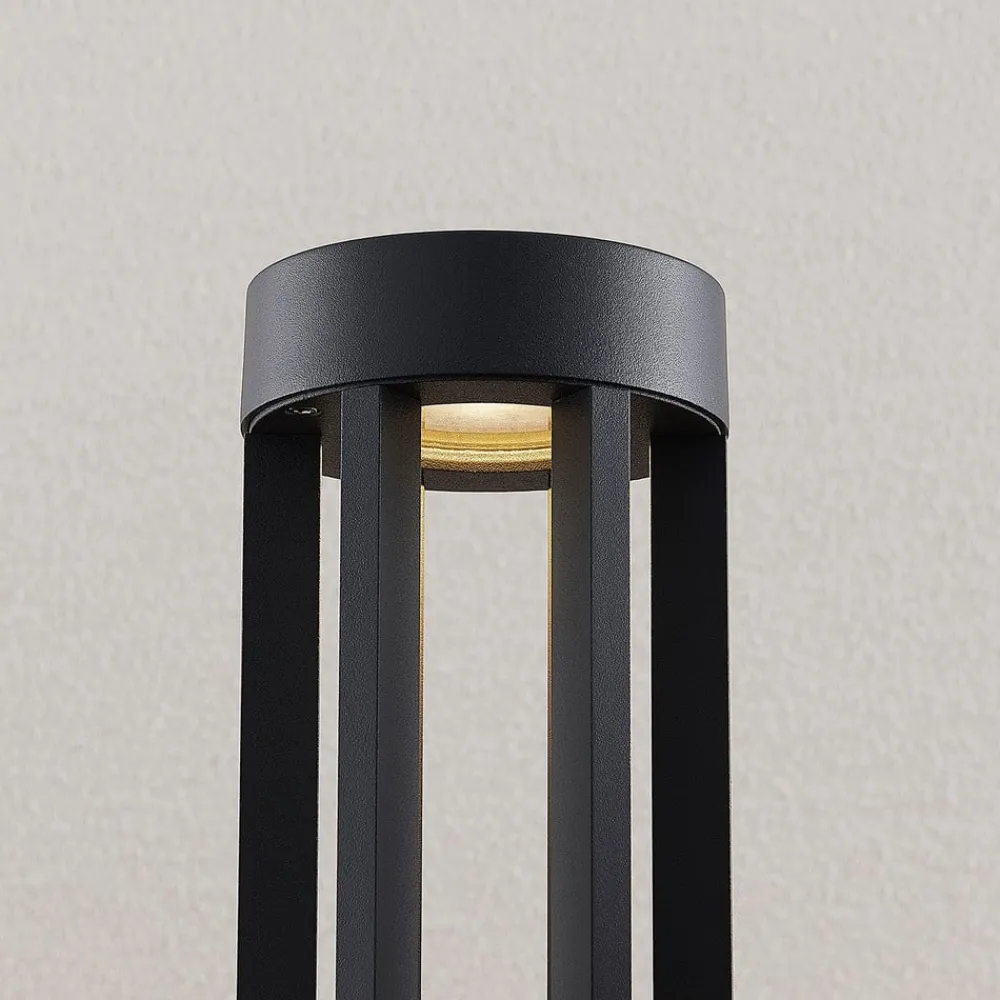 Lindby Jordis LED-gadelampe i mørkegrå