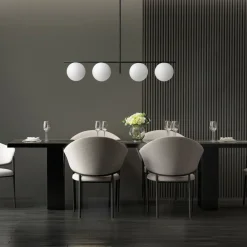 Sforzin Pendellamper>Jugen hængelampe, sort, 4 lyskilder