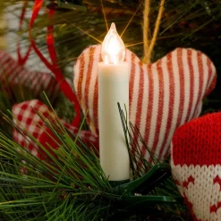 Konstsmide Christmas Dekorationsbelysning|Julepynt>Juletræslys, trådløst, ekstrasæt, 8 cm 5 lyskilder