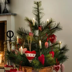 Konstsmide Christmas Dekorationsbelysning|Julepynt>Juletræslys, trådløst, ekstrasæt, 8 cm 5 lyskilder