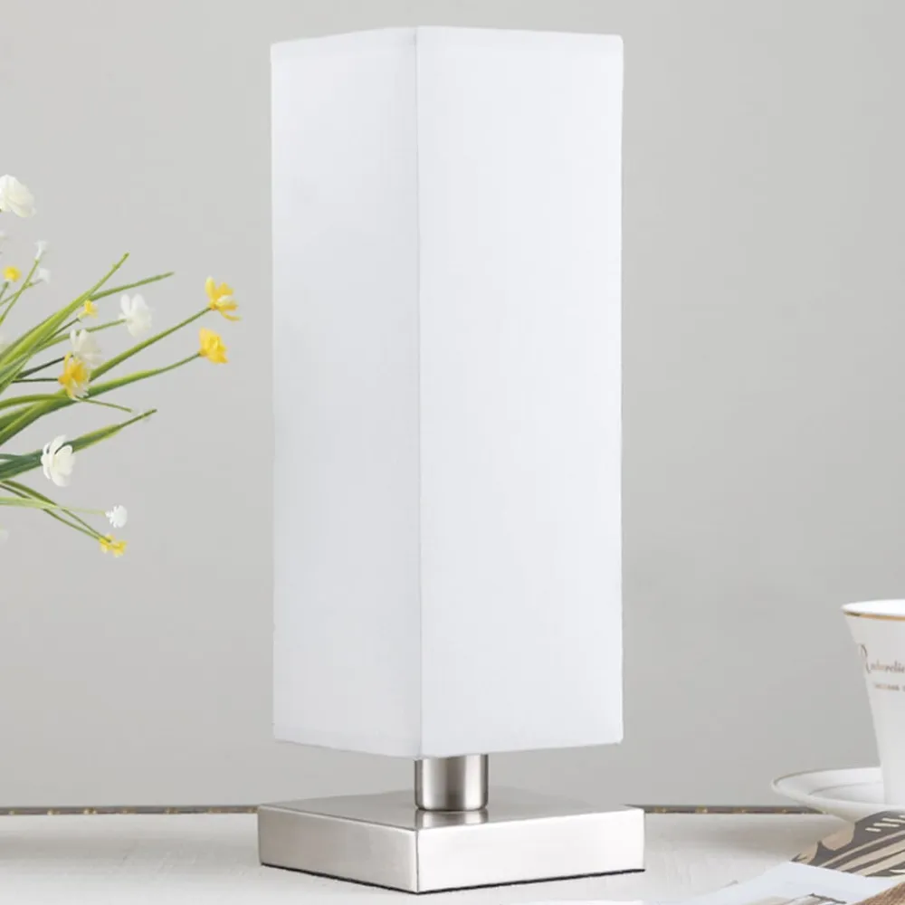 Lindby Julina - tekstil-natbordslampe i grå