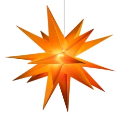 STERNTALER Jumbo plaststjerne, gul, Ø 1m, 18 takker, udendørs