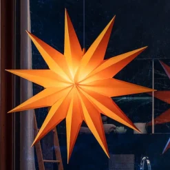 Jumbo stjerne, udendørs, 11 takker, Ø 100 cm, gul^STERNTALER