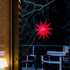 Jumbo stjerne, udendørs, 11 takker, Ø 100 cm, rød^STERNTALER Online