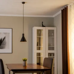 TK Lighting Jump-pendel, sort, Ø 20 cm