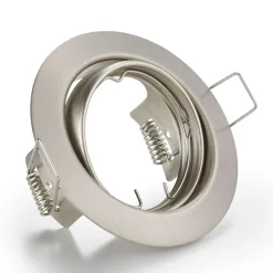 Jura indbygningslampe, rund, mat nikkel^Trio Lighting Clearance