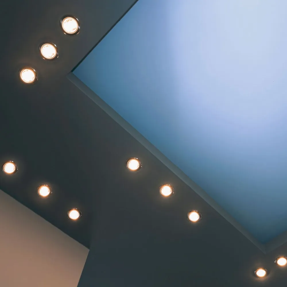 Jura indbygningslampe, rund, mat nikkel^Trio Lighting Clearance