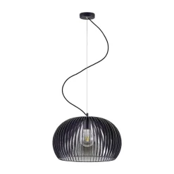 Jusra pendellampe i sort metal, 1 lyskilde.^Lindby Discount