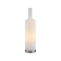 JUST LIGHT. bordlampe Bottle, opal hvid, glas, E14^JUST LIGHT. GmbH Online