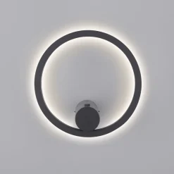 JUST LIGHT. GmbH JUST LIGHT. LED-batteridrevet væglampe Archie, sort, 3.000 K