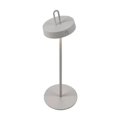 JUST LIGHT. GmbH JUST LIGHT. LED-bordlampe Amag grå-beige jern IP44