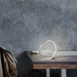 JUST LIGHT. GmbH Bordlamper>JUST LIGHT. LED-bordlampe Mini Ritus, Ø 25 cm, jern