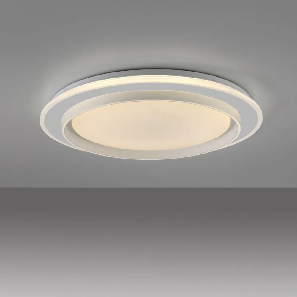 JUST LIGHT. GmbH Arbejdsrum/Kontor|Loftlamper>JUST LIGHT. LED-loftslampe Lago Ø 49,3 cm CCT fjernbetjening