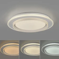 JUST LIGHT. LED-loftslampe Lago Ø 40 cm hvid fjernbetjening^JUST LIGHT. GmbH Clearance