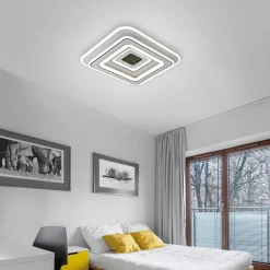 JUST LIGHT. GmbH Loftlamper|Loftlamper>JUST LIGHT. LED-loftslampe Tolago, 49x49 cm, CCT, dæmpbar