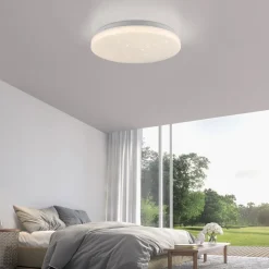 JUST LIGHT. GmbH Loftlamper>JUST LIGHT. Loftlampe Uranus, plast, 3.000 K