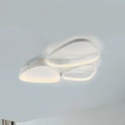 JUST LIGHT. GmbH JUST LIGHT. Pebbles loftlampe, hvid, dæmpbar