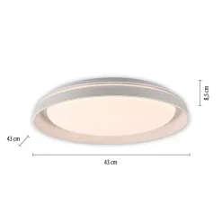 JUST LIGHT. GmbH JUST LIGHT. Sati loftlampe, plast, hvid