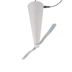 JUST LIGHT. Swat fluepiskeris, batteridrevet, hvid^JUST LIGHT. GmbH New