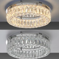 JUST LYS. Kulunka loftlampe, jern, krystalglas^JUST LIGHT. GmbH Outlet