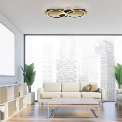 JUST LYS. Trooper loftlampe, jern, træ^JUST LIGHT. GmbH New