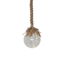 STAR TRADING Jutta LED-dekorationslampe, glaskugle, Ø 10 cm