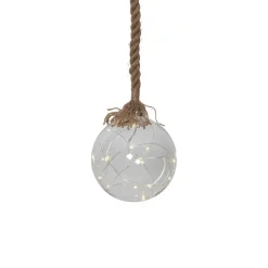 Jutta LED-dekorationslampe, glaskugle, Ø 15 cm^STAR TRADING New