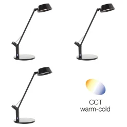 Brilliant Kaila LED-skrivebordslampe, sort