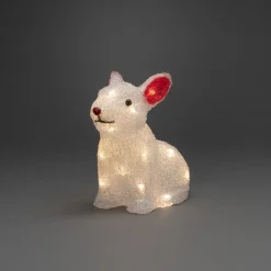 Kanin LED-lysfigur, batteridrevet^Konstsmide Season