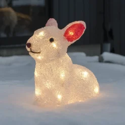 Kanin LED-lysfigur, batteridrevet^Konstsmide Season