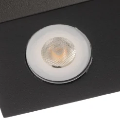 Kantet udendørs væglampe Henor med 4 LED^Lucande Clearance