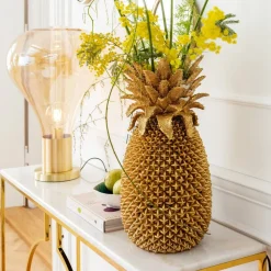 KARE Møbel Og Interiør>Ananas dekorativ vase, højde 50 cm, polyresin, håndlavet