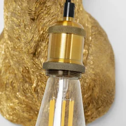 Animal Goat væglampe med stik, guld^KARE Best