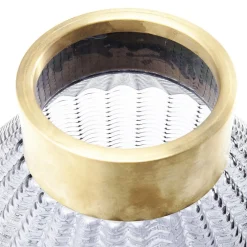 Barfly-vase, grå, glas, højde 30 cm, mundblæst^KARE Clearance