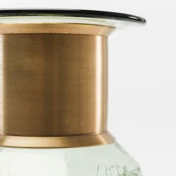 KARE Barfly-vase, grøn, glas, højde 30 cm, mundblæst