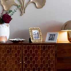 KARE billedramme Ginkgo, 10 x 15 cm, polyresin, guldfarvet