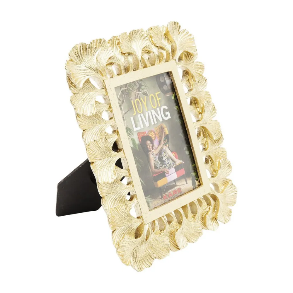 KARE billedramme Ginkgo, 10 x 15 cm, polyresin, guldfarvet