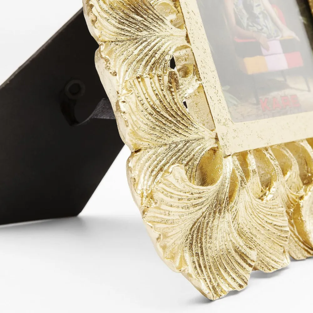 KARE billedramme Ginkgo, 10 x 15 cm, polyresin, guldfarvet