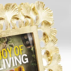 KARE billedramme Ginkgo, 10 x 15 cm, polyresin, guldfarvet