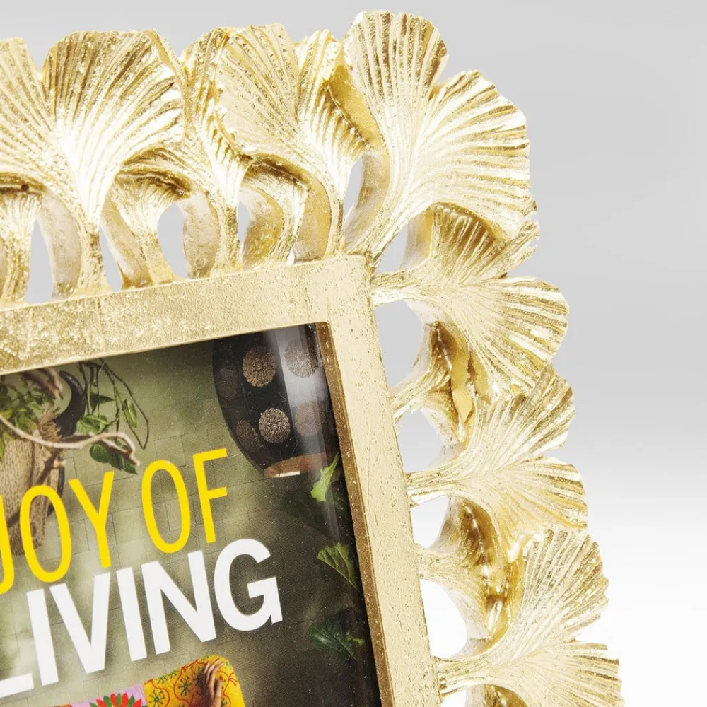 KARE billedramme Ginkgo, 10 x 15 cm, polyresin, guldfarvet