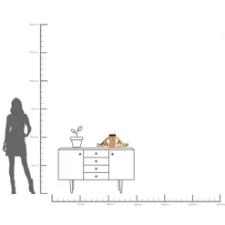 bogstøtte Holding Fingers, guldfarvet, sæt med 2 stk^KARE New
